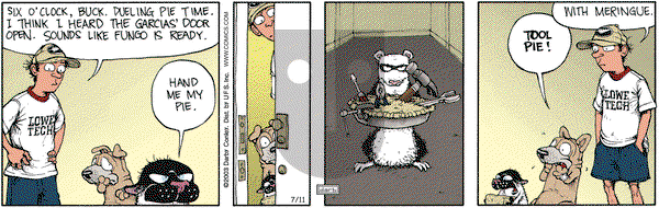 Get Fuzzy on Friday July 11, 2003 Comic Strip