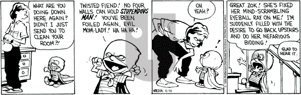 Calvin and Hobbes - Tuesday June 18, 2019 Comic Strip