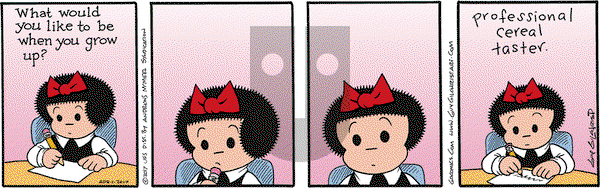 Nancy on Saturday April 1, 2017 Comic Strip