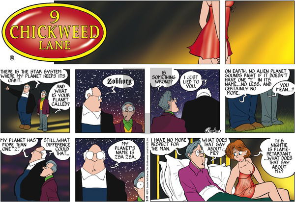 9 Chickweed Lane on Sunday February 19, 2012 Comic Strip