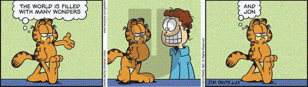 Garfield on Monday June 25, 2012 Comic Strip