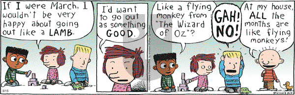 Cul de Sac on Wednesday March 15, 2017 Comic Strip