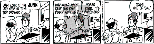 Rose is Rose on Wednesday May 20, 1987 Comic Strip