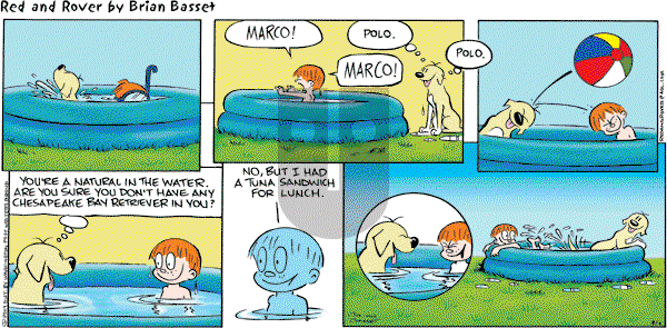 Red and Rover on Sunday August 2, 2009 Comic Strip