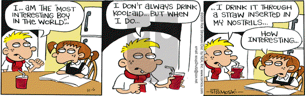 Soup to Nutz - Old on Tuesday October 6, 2009 Comic Strip