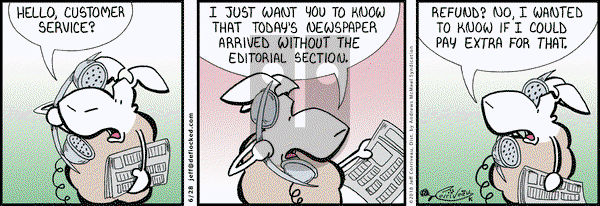 DeFlocked on Thursday June 28, 2018 Comic Strip