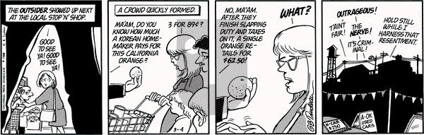Doonesbury on Friday March 4, 1988 Comic Strip