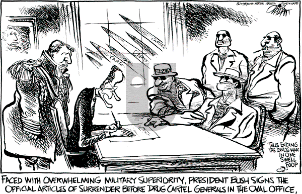 Pat Oliphant - Sunday September 10, 1989 Comic Strip