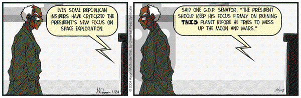 The Boondocks - Saturday January 24, 2004 Comic Strip