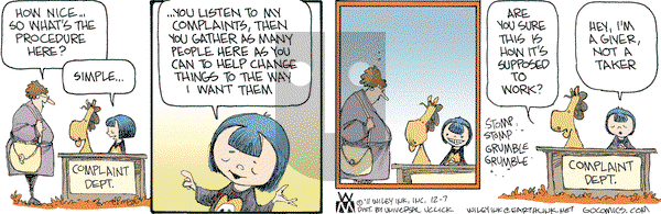 Non Sequitur on Wednesday December 7, 2011 Comic Strip