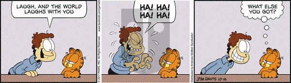 Garfield on Monday October 16, 2017 Comic Strip