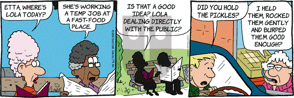 Lola on Wednesday March 4, 2009 Comic Strip