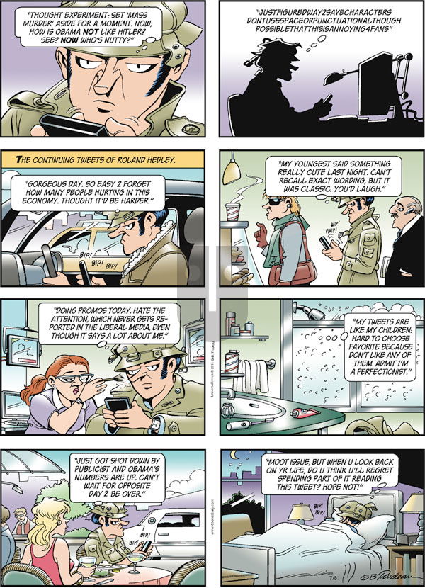 Doonesbury on Sunday July 8, 2012 Comic Strip