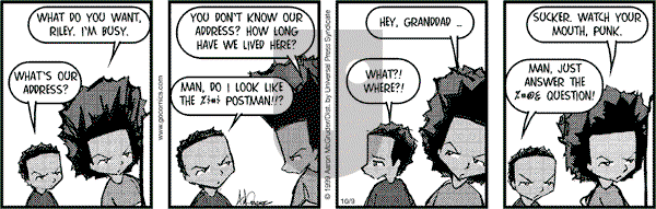 The Boondocks on Monday May 12, 2014 Comic Strip