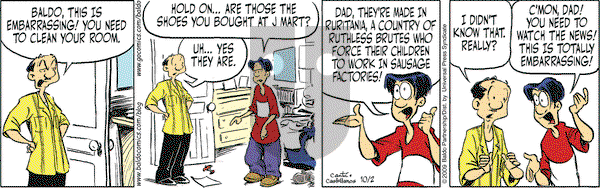 Baldo on Friday October 2, 2009 Comic Strip