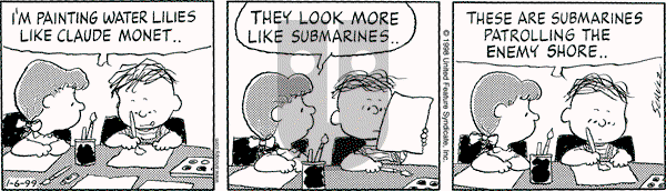 Peanuts - Wednesday January 6, 1999 Comic Strip
