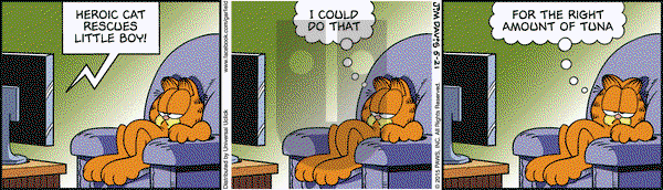 Garfield on Thursday May 21, 2015 Comic Strip