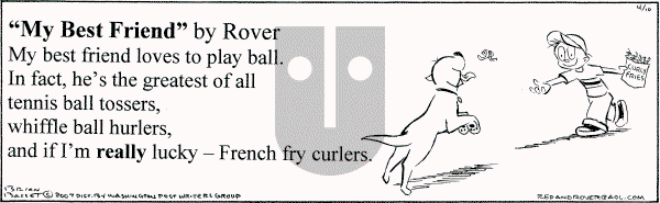 Red and Rover on Tuesday April 10, 2007 Comic Strip