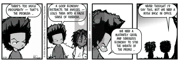 The Boondocks on Wednesday May 31, 2000 Comic Strip