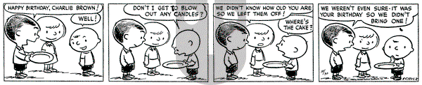 Peanuts on Monday October 30, 1950 Comic Strip