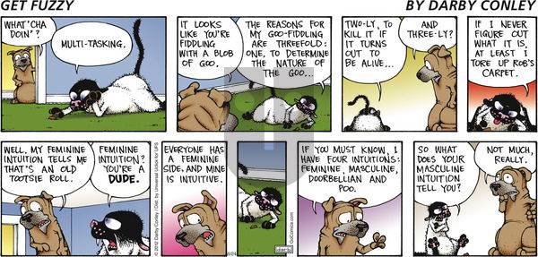 Get Fuzzy on Sunday June 24, 2012 Comic Strip