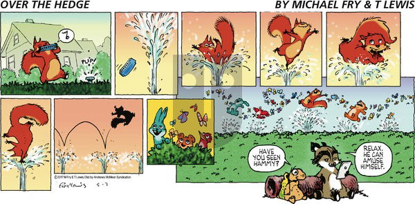 Over the Hedge on Sunday May 7, 2017 Comic Strip