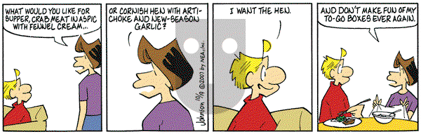Arlo and Janis on Friday October 19, 2007 Comic Strip