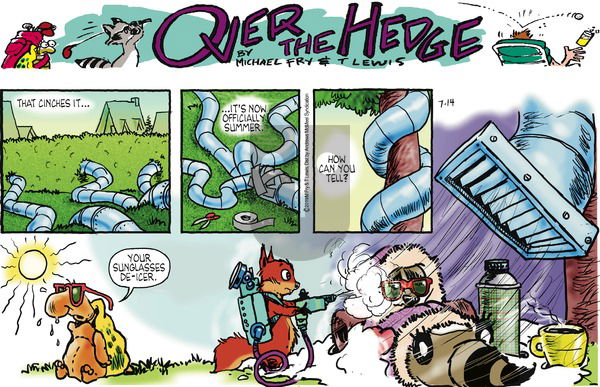 Over the Hedge on Sunday July 14, 2019 Comic Strip