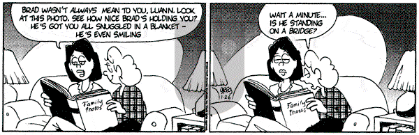 Luann on Friday January 26, 1996 Comic Strip