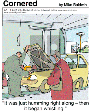 Cornered - Saturday April 6, 2013 Comic Strip
