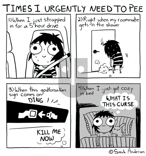 Sarah's Scribbles - Wednesday August 5, 2015 Comic Strip
