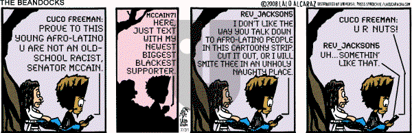 La Cucaracha on Thursday July 31, 2008 Comic Strip