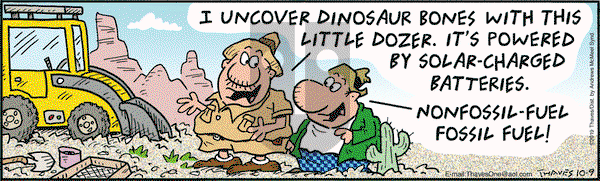Frank and Ernest on Wednesday October 9, 2019 Comic Strip