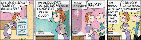 Drabble on Friday April 20, 2018 Comic Strip