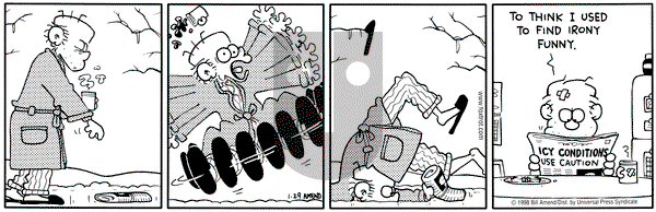 FoxTrot - Thursday January 29, 1998 Comic Strip