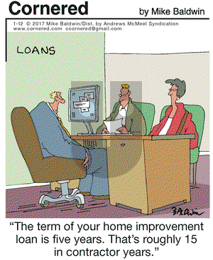 Cornered on Thursday January 12, 2017 Comic Strip