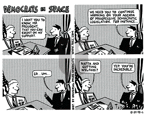 Ted Rall on Monday December 28, 1998 Comic Strip