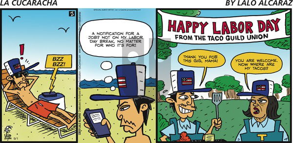 La Cucaracha on Sunday September 1, 2019 Comic Strip