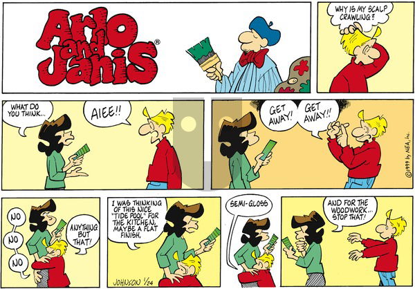 Arlo and Janis on Sunday January 24, 1999 Comic Strip