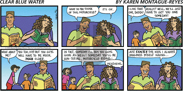 Clear Blue Water on Sunday July 16, 2006 Comic Strip