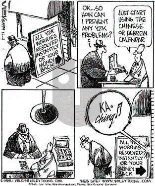Non Sequitur on Thursday November 4, 1999 Comic Strip