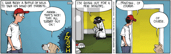 Get Fuzzy on Friday March 19, 2004 Comic Strip