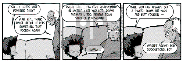 The Boondocks on Thursday December 2, 1999 Comic Strip