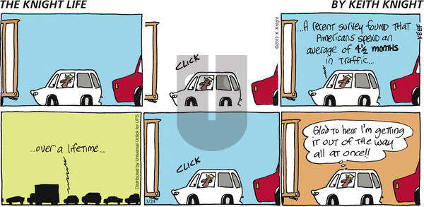 The Knight Life on Sunday March 24, 2013 Comic Strip