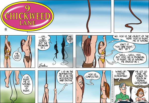 9 Chickweed Lane on Sunday April 24, 2016 Comic Strip