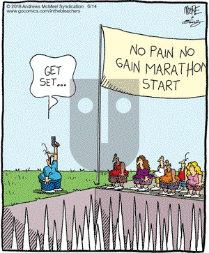 In the Bleachers on Thursday June 14, 2018 Comic Strip