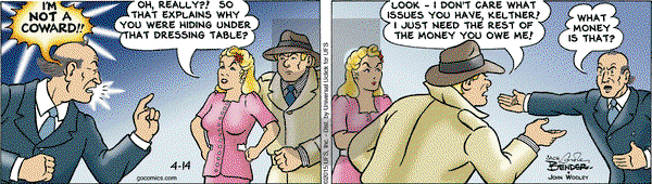 Alley Oop on Tuesday April 14, 2015 Comic Strip