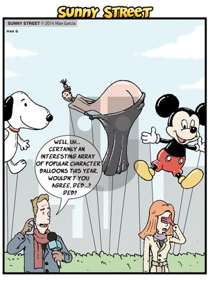 Sunny Street on Thursday November 27, 2014 Comic Strip