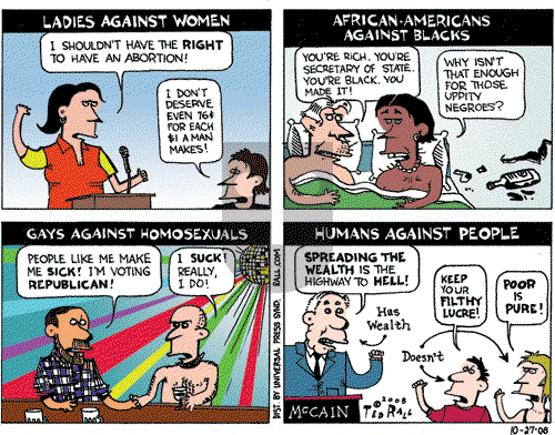 Ted Rall on Monday October 27, 2008 Comic Strip