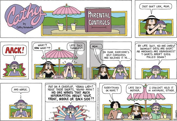 Cathy Classics on Sunday July 27, 2008 Comic Strip